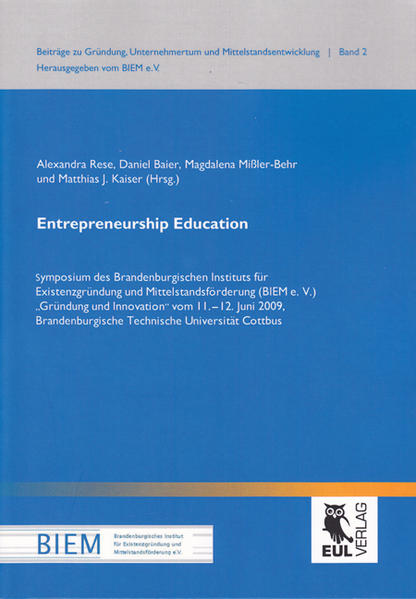 Entrepreneurship Education Symposium des Brandenburgischen Instituts für Existenzgründung und Mittelstandsförderung (BIEM e. V.) 