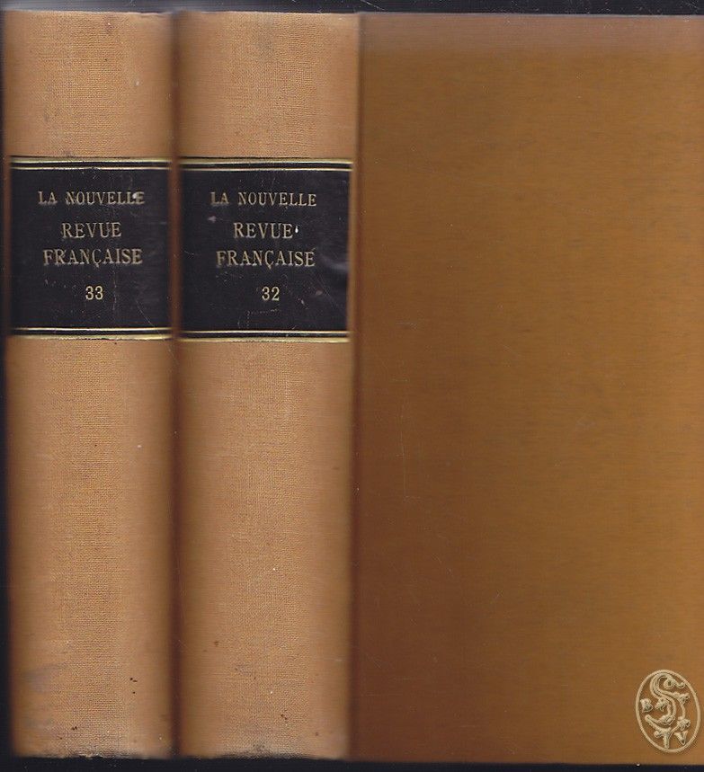  La Nouvelle revue Francaise. Revue mensuelle de litterature et de critique.