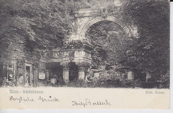  Wien - Schnbrunn. Rm. Ruine.
