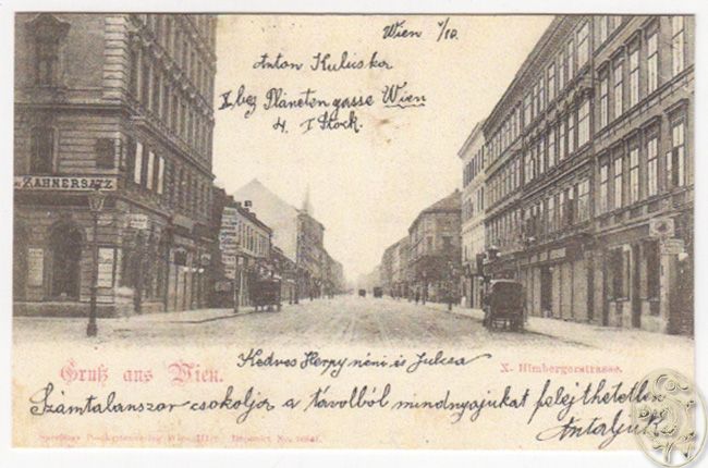  Gru aus Wien. X. Himbergerstrasse.