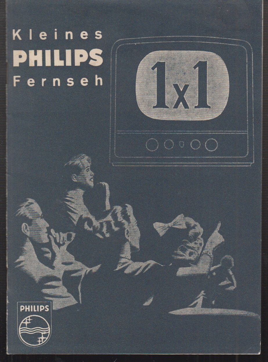  Kleines Philips Fernseh 1 x 1.