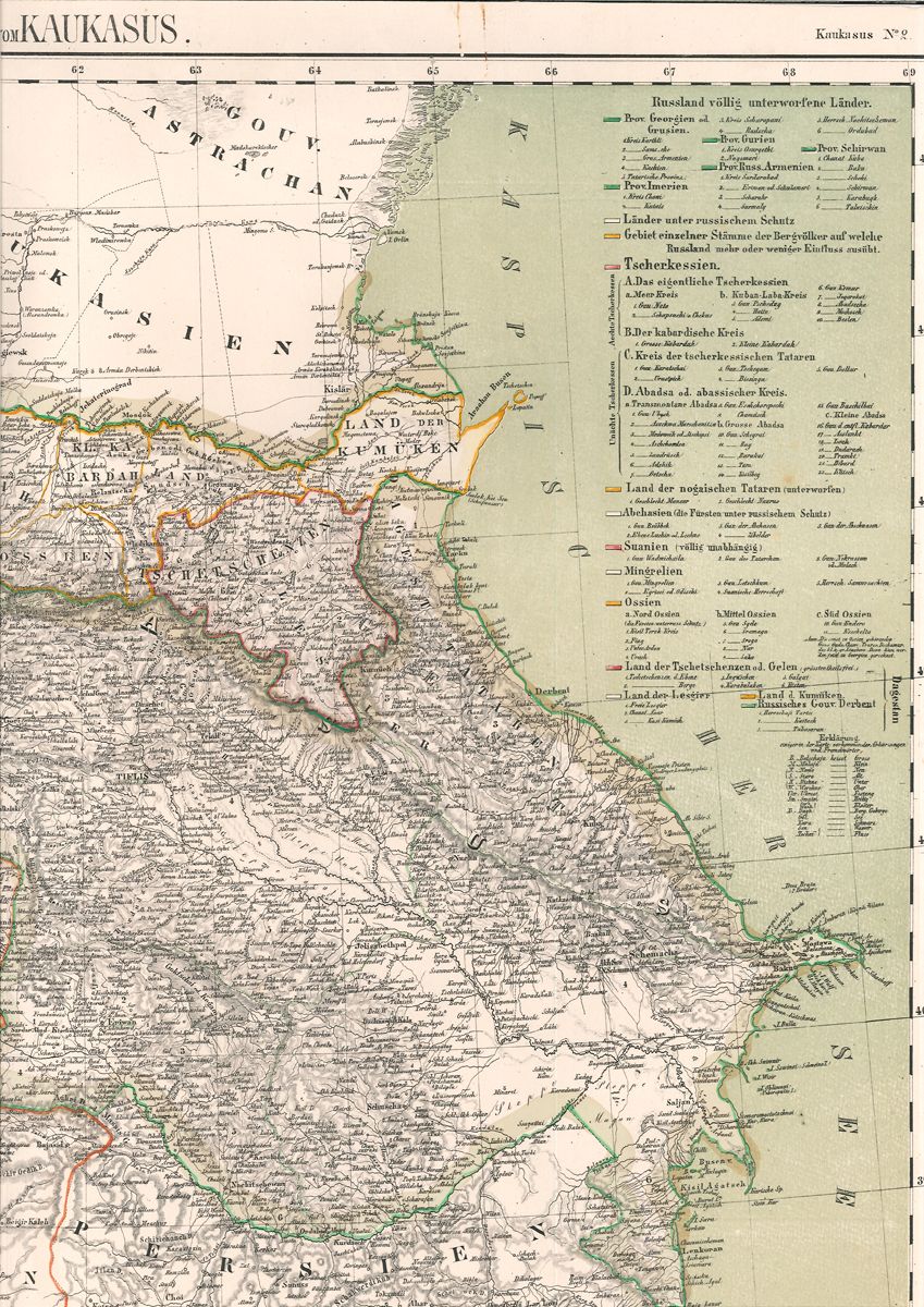  Karte vom Kaukasus. No. 2.