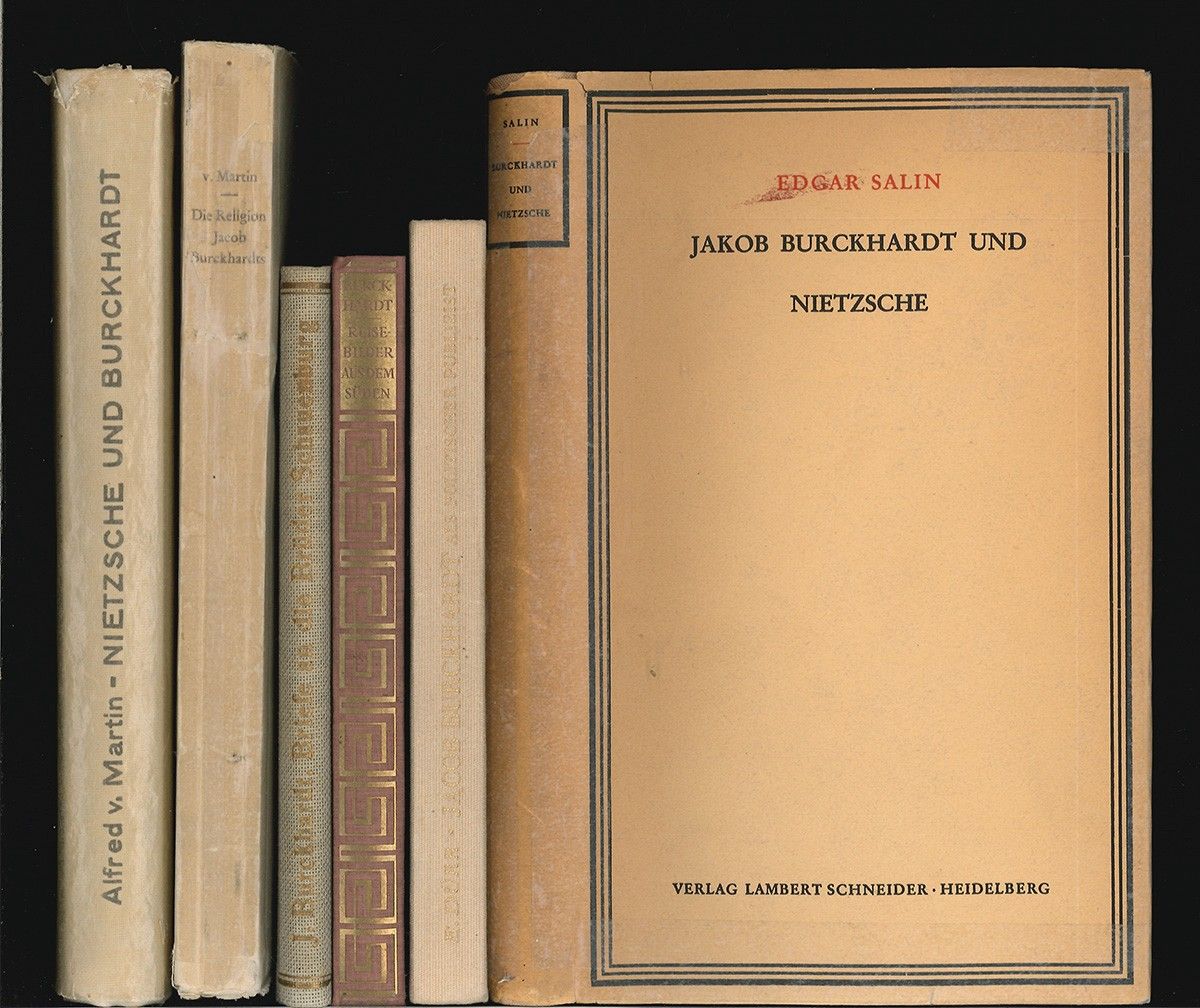 BURCKHARDT - MARTIN, Alfred v. Nietzsche und Burckhardt. Zwei geistige Welten im Dialog.