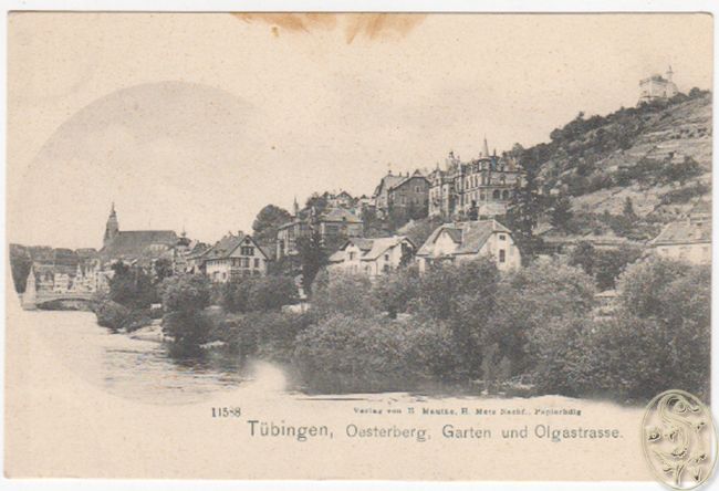 Tbingen, Oesterberg, Garten und Olgastrasse.