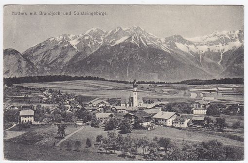  Natters mit Brandjoch und Solsteingebirge.