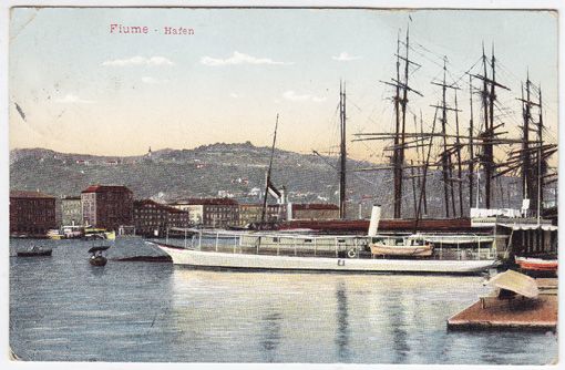  Fiume - Hafen.