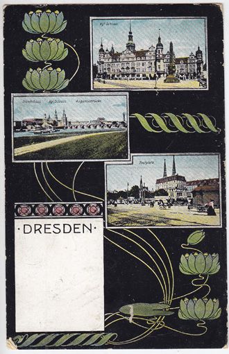  Dresden. Kgl. Schloss. Stndehaus. Augustusbrcke.Postplatz.