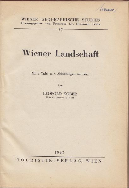 KORBER, Leopold. Wiener Landschaft.
