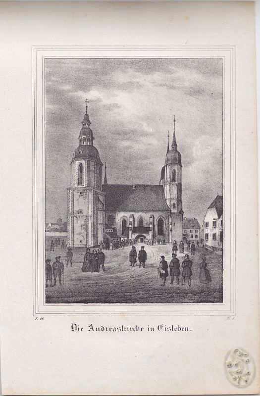  Die Andreaskirche in Eisleben.
