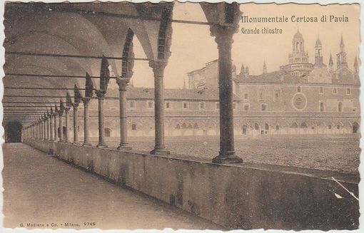  Monumentale Certosa di Pavia. Grande chiostro