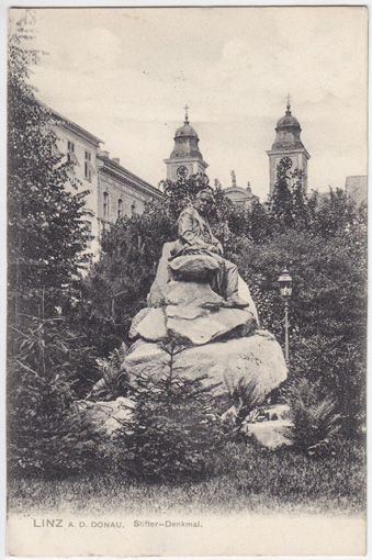  Linz A. D. DONAU. Stifter-Denkmal.