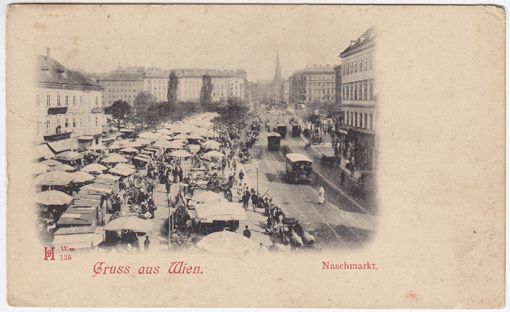  Gruss aus Wien. Naschmarkt.