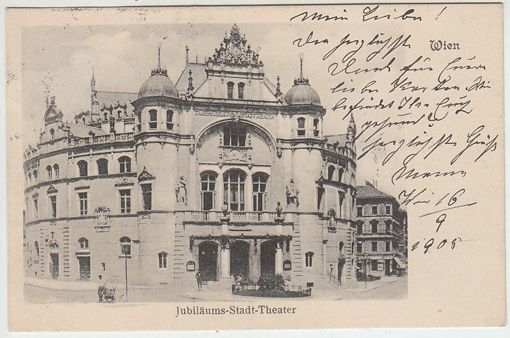  Wien. Jubilums-Stadt-Theater.