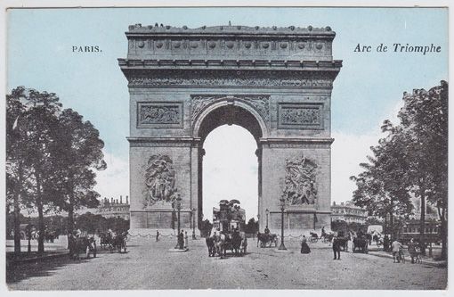  Paris. Arc de Triomphe
