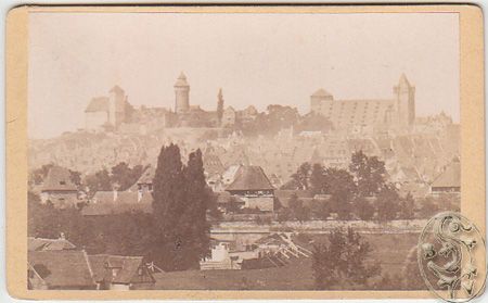 NRNBERG - SCHMIDT, Ferdinand jun. Panorama von der Marienvorstadt aus.