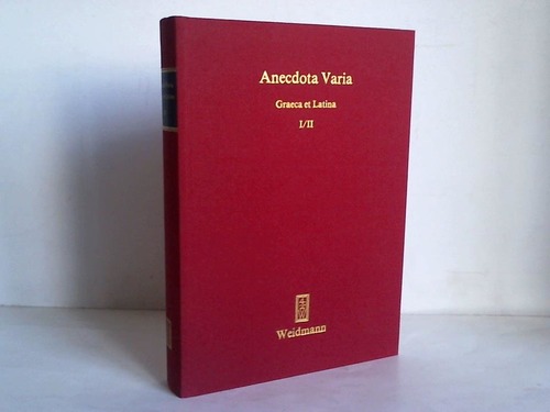 Herausgegeben von R. Schoell und G. Studemund. 2 Bände in einem - Anecdota Varia Graeca et Latina