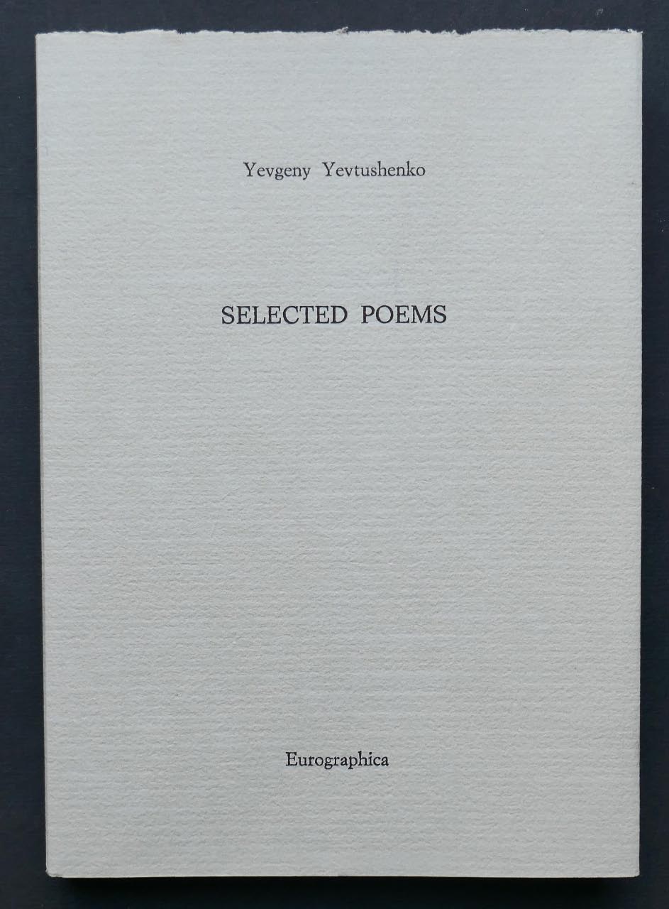 Selected Poems. - YEVTUSHENKO, Yevgeny