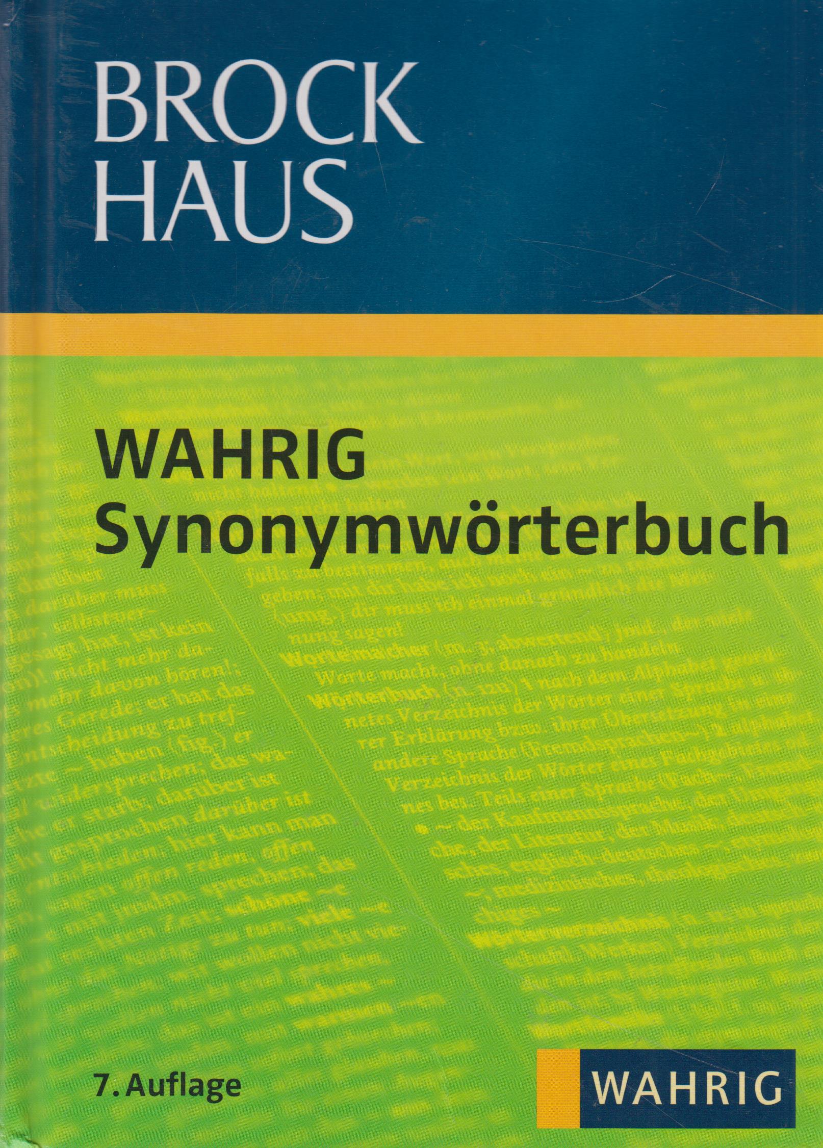 Brockhaus, WAHRIG Synonymwörterbuch - Krome, Sabine