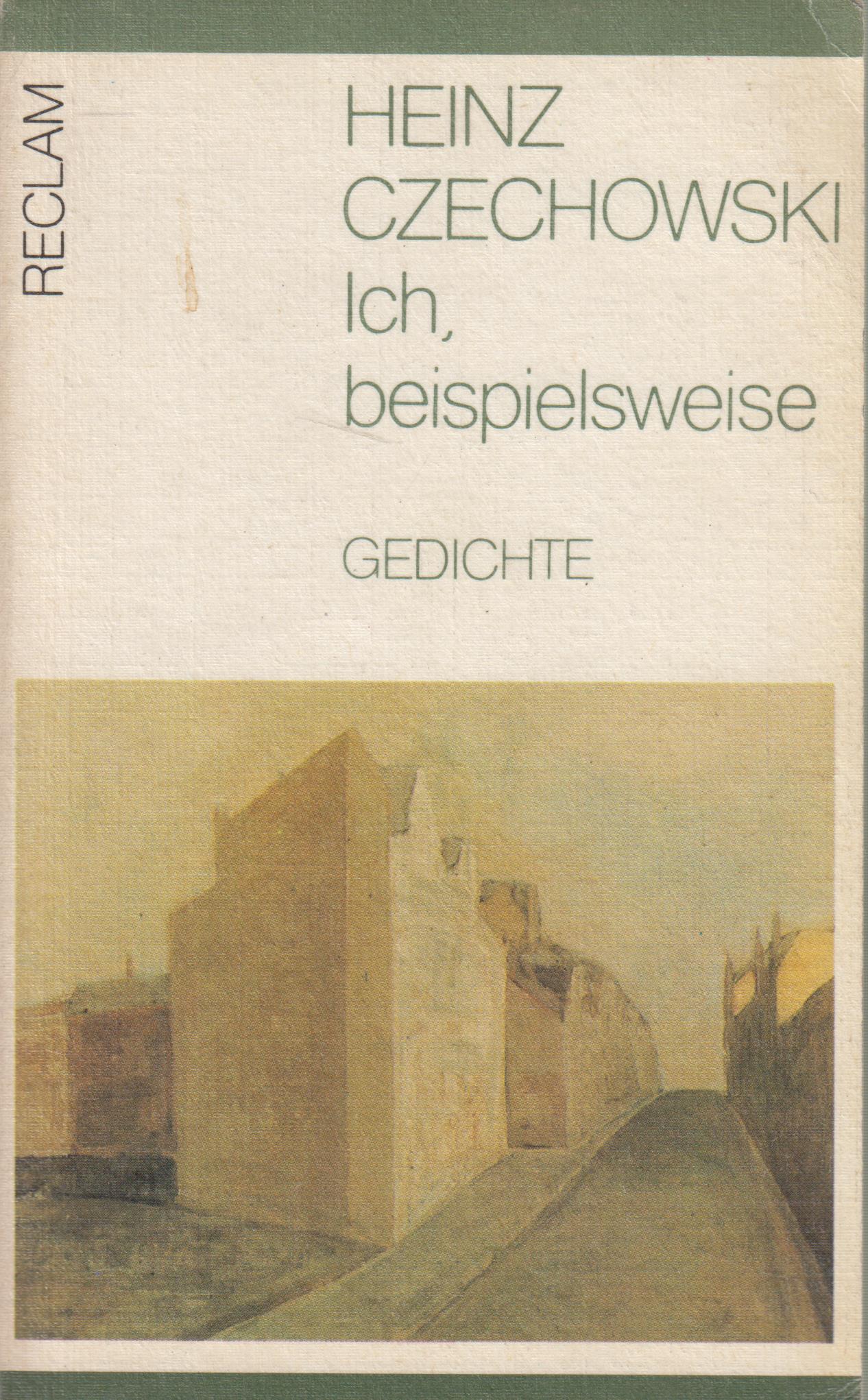 RUB 935: Ich, beispielsweise Gedichte - Czechowski, Heinz