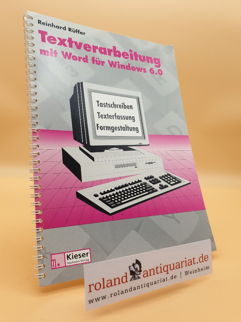 Textverarbeitung mit Word für Windows 6.0  7. Auflage - Rüffer, Reinhard