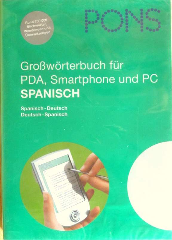 PONS Großwörterbuch Spanisch für PDA, Smartphone und PC. Spanisch 1.Auflage.