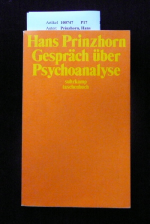 Prinzhorn, Hans. Gesprch ber Psychoanalyse. 1. Auflage.