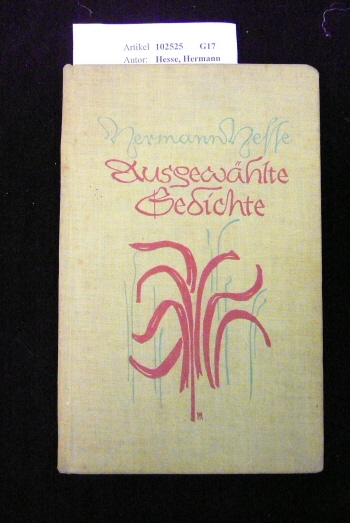 Hesse, Hermann. Ausgewhlte Gedichte. 1.-5. Auflage.