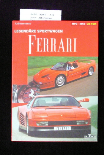 Arborescence. Legendre Sportwagen Ferrari. MPC-MAC  CD-Rom. o.A.