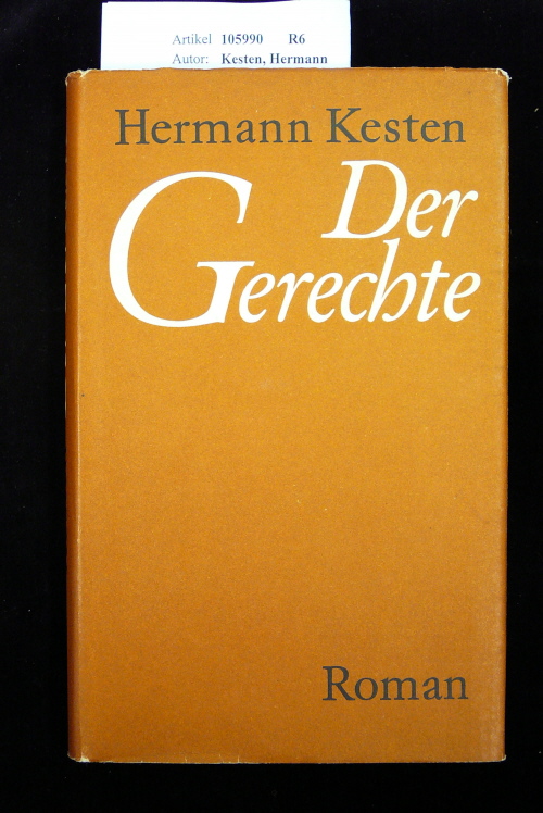 Kesten, Hermann. Der Gerechte. Roman. o.A.