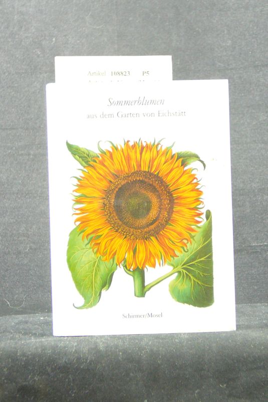 Schirmer/Mosel Verlag. Sommerblumen aus dem Garten von Eichsttt. Eine Auswahl aus dem groen Herbarium des Basilius Besler von 1613. o.A.