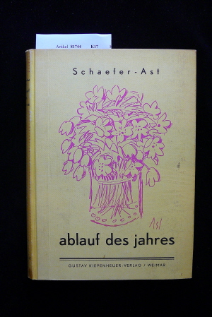 Schaefer-Ast. Ablauf des Jahres. Tagebuch eines Malers. o.A.