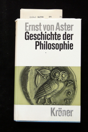 Geschichte der Philosophie.