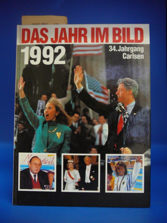 Carlsen Verlag. Das Jahr im Bild 1992. 1. Auflage.