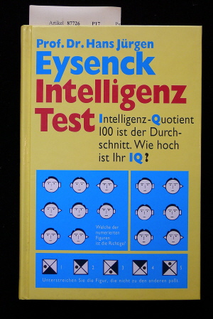 Jrgen, Hans. Eysenck Intelligenz Test. o.A.