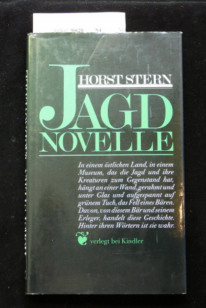 Jagdnovelle. 1. Auflage.