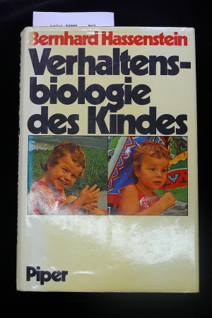 Hassenstein, Bernhard. Verhaltensbiologie des Kindes.