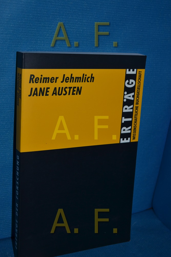 Jane Austen (Erträge der Forschung 286) - Jehmlich, Reimer