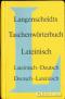 Langenscheidts Taschenwörterbuch der lateinischen und deutschen Sprache.  Lateinisch-Deutsch. 20. Aufl. - Hermann Menge, Erich [Bearb.] Pertsch