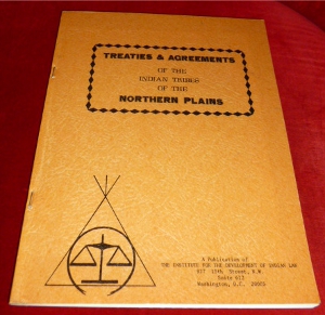 Vine Deloria and Kirke Kickingbird Treaties & Agreements of the Indian Tribes of the Northern Plains.