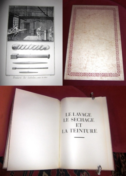 Heinz Fleissner Hg. Le Lavage - Le Schage et La Teinture.