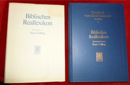 Herausgegeben von Kurt Galling Biblisches Reallexikon (BRL2)