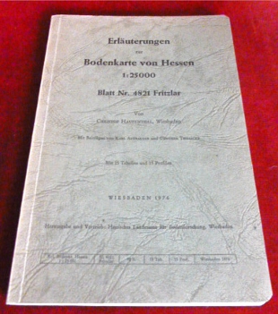 Erläuterungen Zur Bodenkarte Von Hessen 1 : 25 000. Blatt Nr. 4821 Fritzlar.