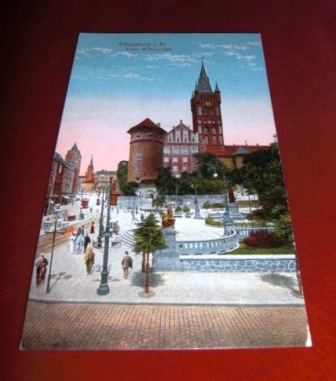  Postkarte Knigsberg I.Pr. Kaiser-Wilhelm-Platz
