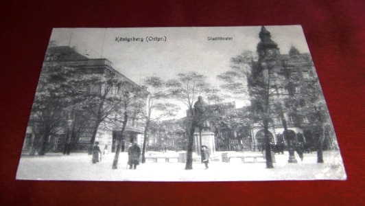  Postkarte Knigsberg (Ostpr.) Stadttheater