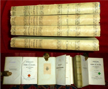 Anonyme (tienne-Lon de Lamothe-Langon) Memoires et souvenirs d`une femme de qualit sur le consulat et l'`empire, 4 Bnde (4 volumes/tomes)