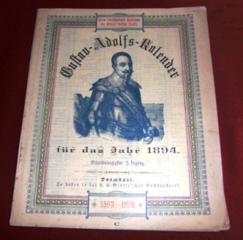 Gustav-Adolfs-Kalender Für Das Jahr 1894, Einundvierzigster Jahrgang