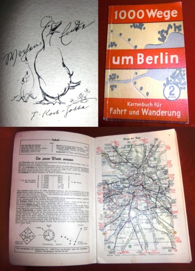 Hrsg. Berliner Morgenpost 1000 Wege Um Berlin. Kartenbuch Für Fahrt Und Wanderung.