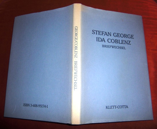 Stefan George - Ida Coblenz - Briefwechsel