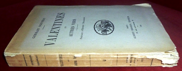 Germain Nouveau, Preface d'Ernest Delahaye Valentines et autres Vers
