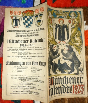 Münchener Kalender 1923.